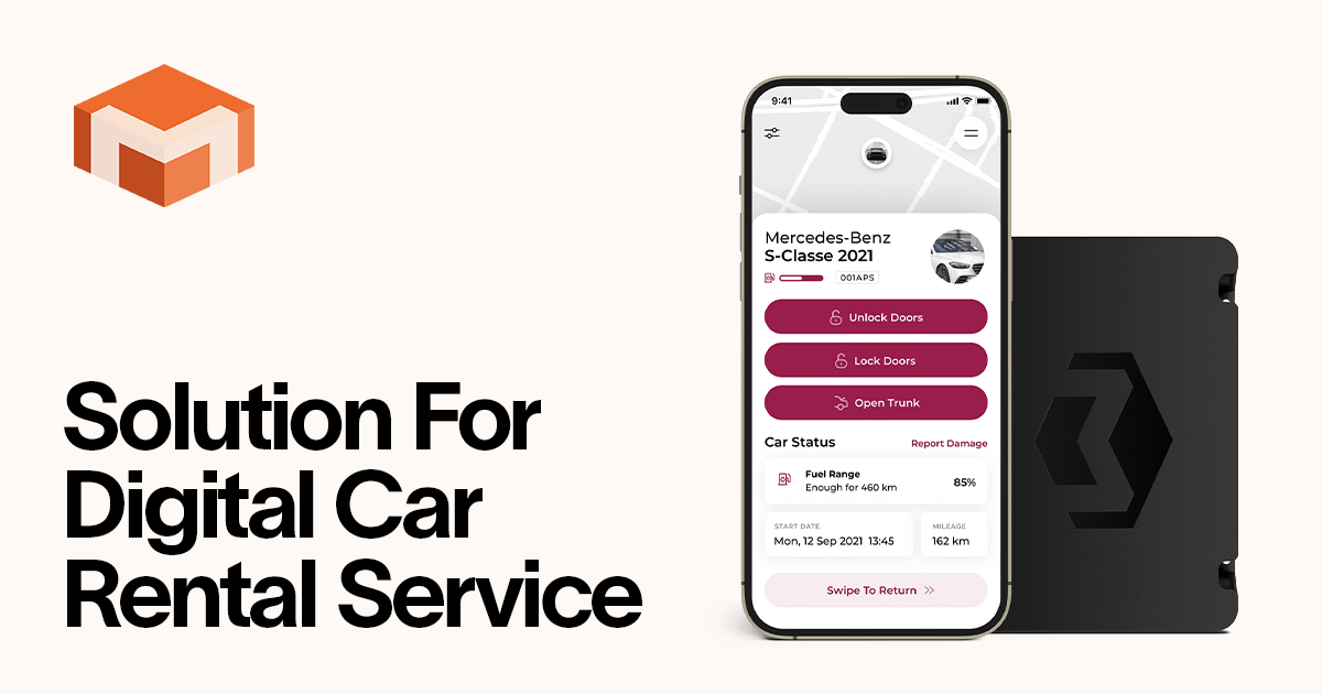 digital car rental solution by Movitronic